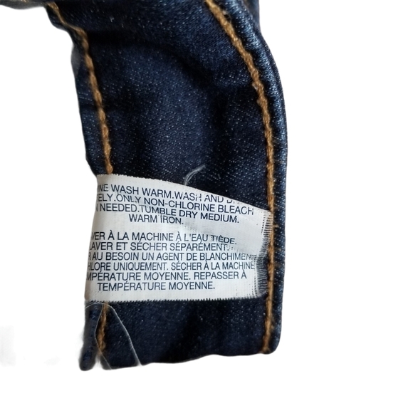 Gap  Dark Blue Denim Stretch Jeans size 8 - Picture 9 of 11